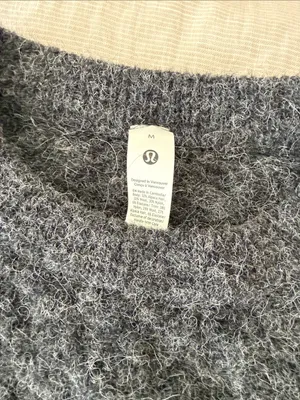 lululemon athletica Charcoal Alpaca Crewneck Sweater thumbnail 2