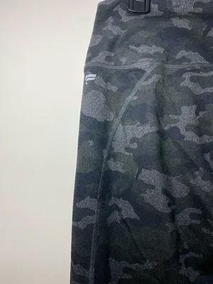 FABLETICS "Powerhold" Charcoal Black Camo Athletic Leggings SZ large $ 84.95 thumbnail 3
