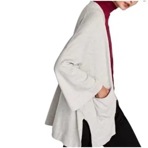 ✨Zara Grey Open Front Oversized Slouchy Knit Kimono Style Sz Small Cardigan✨ thumbnail 5