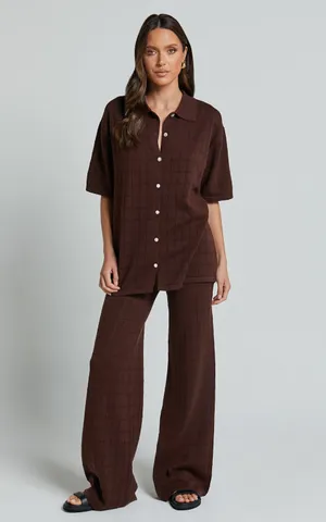 New Showpo Tommy Cotton Two Piece Set Knit Top And Pants Size Medium MSRP $109 thumbnail 4