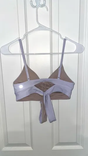 Lululemon Sports Bra Light Blue 4  thumbnail 3