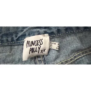 Princess Polly Wide Leg Light Wash High‎ Rise Baggy Loose Jeans Sz 4 Raw Hem thumbnail 4