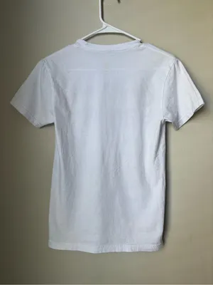 Hoop Culture White Unisex Graphic Shirt S/M thumbnail 2