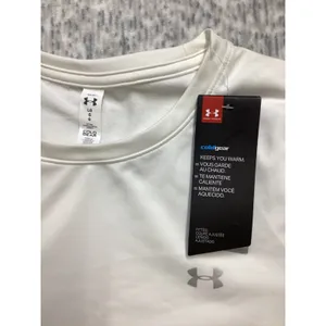 Under Armour Womens ColdGear Long Sleeve Fitted Base Layer White 1298214-100‎ L thumbnail 2