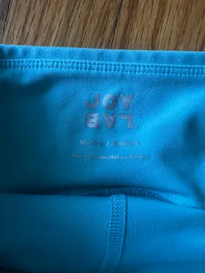 JoyLab Bright Teal Ruffled Skater Skirt Size M Flowy Flare Athleisure thumbnail 3