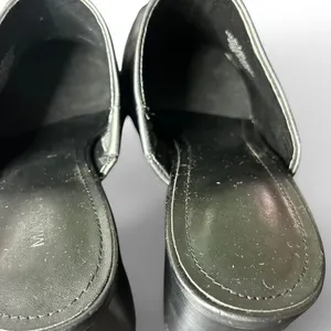 Marc Fisher Woman’s fanna mules black heel mule square toe. Size 9.5. thumbnail 5