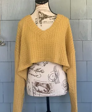 Urban Outfitters Oversized Crop Sweater thumbnail 1