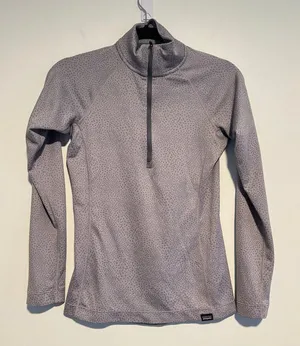 Patagonia Womens Capilene Midweight Zip Neck Base‎ Layer Purple SIZE XS thumbnail 1