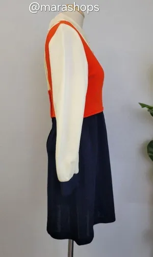 Vintage 1960's Mod Colorblock Dress thumbnail 2