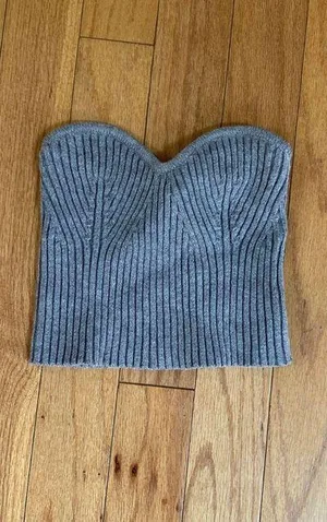 Isabelle’s Cabinet sweater shrug and tube top thumbnail 3