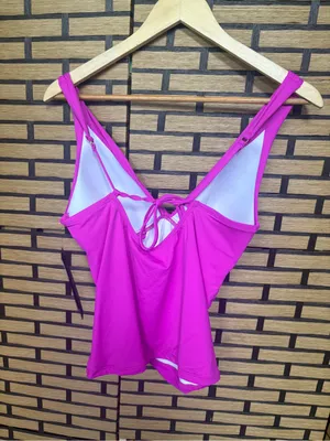 La Blanca Fuschia swim top size 8 thumbnail 2