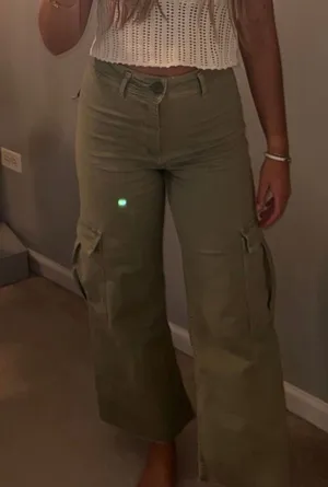 ZARA Cargo Marine Pants thumbnail 1