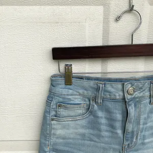American Eagle Womens Shorts Denim Jean High Rise Roll Cuff Size 10 thumbnail 6