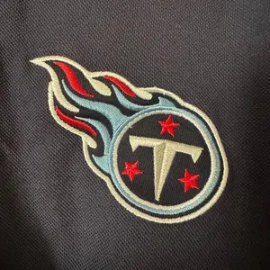 NFL Navy Polo Shirt with Team Logo thumbnail 2
