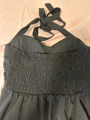 Lily rose black halter dress thumbnail 4