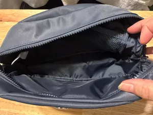 lululemon City Essentials Pouch Zippered Organizer NWT 4L Oil Grey thumbnail 5