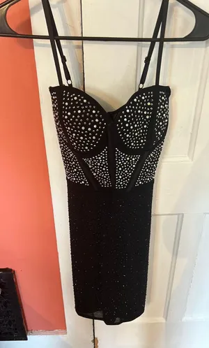 Windsor NYE Rhinestone Bodycon Dress thumbnail 2