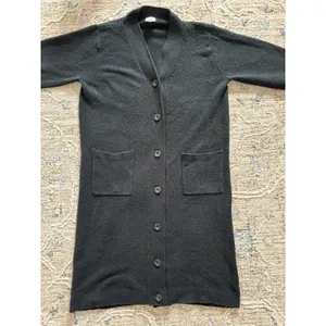 Cabi Sweater Womens Small Black Midi Longline Cardigan‎ Travel Preppy Academia thumbnail 2
