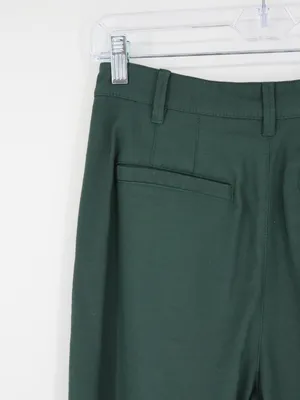 Madewell Drapey Pleated Wide-Leg Pants Women’s 2 Dark Green High Rise Preppy thumbnail 10