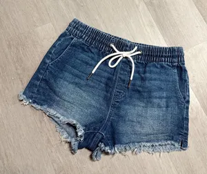 Kendall + Kylie denim jogger shorts thumbnail 1