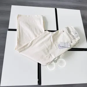 NWT Miss Me Low-Rise Cargo Wide Leg Jeans - Off White Angel Wings ✨ Size 27x30 thumbnail 6