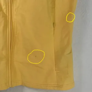 Southpointe Womens 2XL Mustard Yellow Full Zip Mock Neck Cotton Blend Vest thumbnail 4