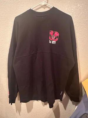 NWOT Disney Parks World Spirit Jersey Buffalo Check Holiday Plaid Red Black M thumbnail 1