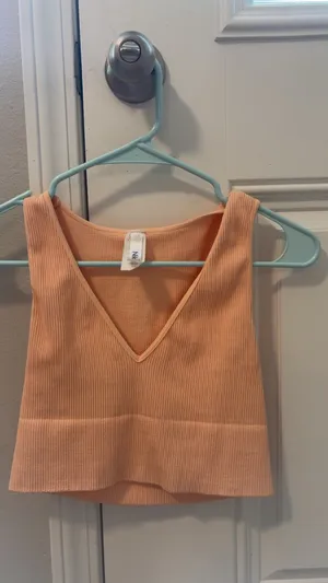 Orange/coral/peach Crop top Orange thumbnail 1