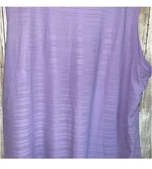 ZYIA Active Lavender Performance Perforated Workout Tank •XXXL thumbnail 4