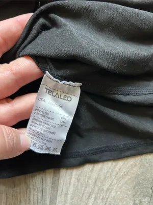Women's Black Racerback Tank Top thumbnail 2