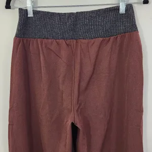 WeWoreWhat Brown Low Rise V Pant NWT Size Small Revolve pants thumbnail 6