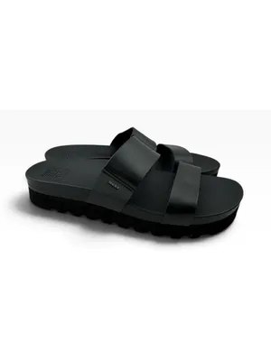 -REEF Cushion Vista Platform Sandal Womens 12 Black Comfort Slide Casual Shoe thumbnail 3