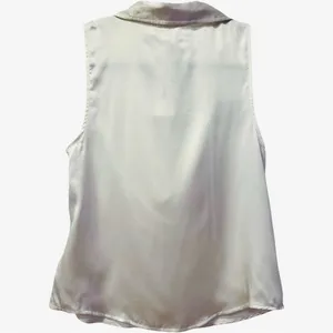 NWT L'AGENCE Colter Silk Cowl Neck‎ Ivory Blouse / Sleeveless Shirt - XS $335 thumbnail 5