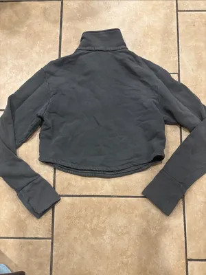 Joah Brown Grey Aspen Half Zip Sweater thumbnail 5