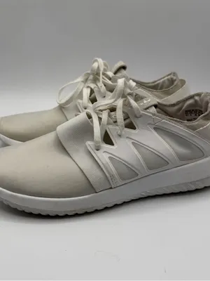 Adidas Tubular Viral Triple White S75583 Women’s 6.5 Y2K Sneakers thumbnail 3