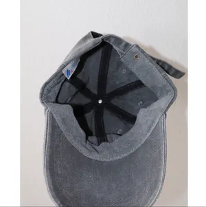 Pigment Dyed Adjustable Baseball Cap Gray thumbnail 6