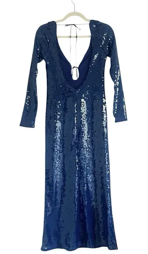 Bardot Verona Sequin dress Cobalt blue Size 6 Gala Event Party Formal thumbnail 1