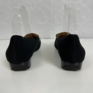 Abella Desiree Women’s Shoes Size 7.5 Black‎ Wedge Slip-On Round Toe Loafers NEW thumbnail 6