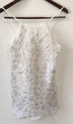 Go Softly Vintage Women's Y2K Floral Sheer Feminine Fairy Slip Dress‎ Size Small thumbnail 1