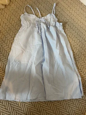 Blue striped Dress thumbnail 2