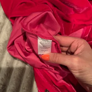 Entro Hot Pink‎ Velvet Button-Down Tunic Shirt Dress – Sz Small – Boho thumbnail 6