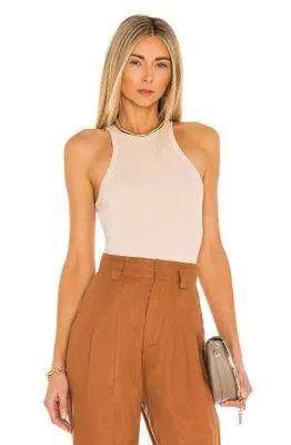 AGOLDE X REVOLVE Rianne Bodysuit in Latte XS thumbnail 2
