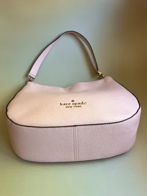 Kate Spade Lexy Large Hobo Shoulder Bag Chalk Pink Leather NWOT thumbnail 2