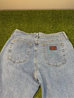 Vintage Wrangler 20X Tulsa Low Rise Slim Fit Mom Jean Light Wash‎ 90's WTS25SL thumbnail 9