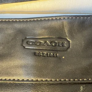 Coach Bag Black 'Zoe' E1032-F14706 Patent Leather Purse Hobo Shoulder Bag thumbnail 9