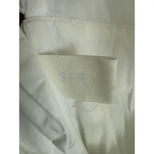 SIR the Label Anja White Cotton Tie Cut Out Maxi Dress Size Small thumbnail 5