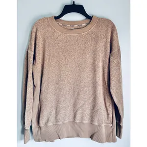 Aerie Chilled Out Sweater XS Sand Color Cottage Casual Fall Winter thumbnail 3