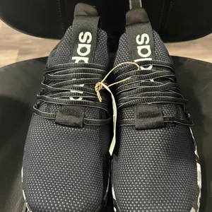 Adidas Lite Racer Adapt7 Running Black and White Sneakers size 6 thumbnail 4