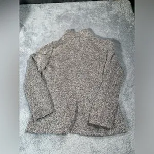 Loft Gray Tweed Jacket blazer 8 thumbnail 12