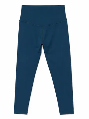 High-Waist Seamless Leggings - Deep Teal thumbnail 4
